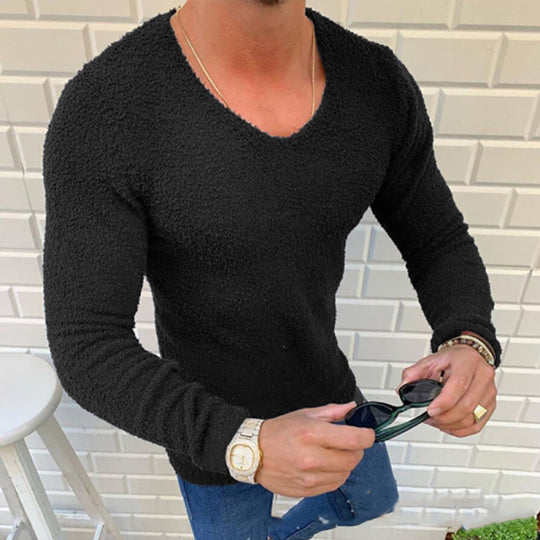 Damen Weicher Fleece-Pullover mit lässigem Schnitt und praktischen Taschen R&B