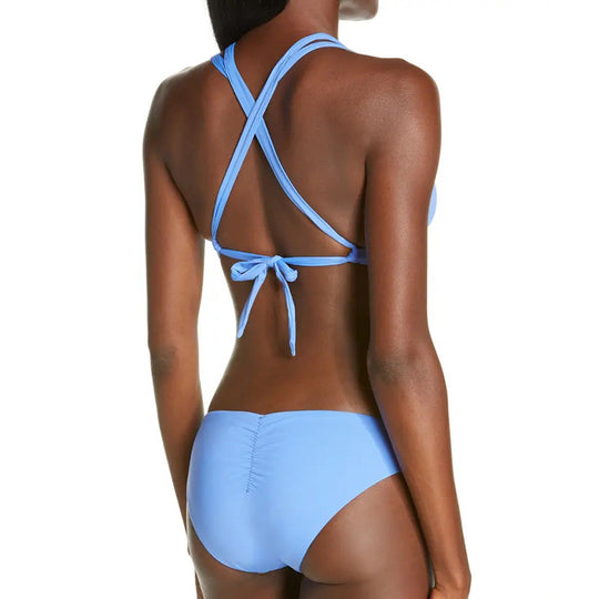 Damen Triangel-Bikini-Set mit verstellbaren Trägern und harmonischem Schnitt R&B