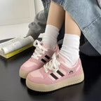 Damen Modische Sneaker im Retro-Style mit hochwertiger Sohle R&B