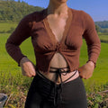 Damen Elegantes figurbetontes Langarmshirt mit Spitzenakzenten
