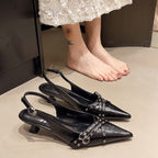 Damen Sling-Pumps mit modischem Riemendesign R&B