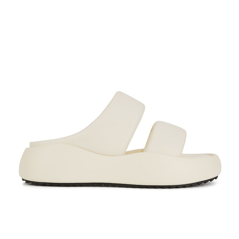 Damen Komfort-Sandalen mit leichtem Plateau und verstellbaren Riemen R&B