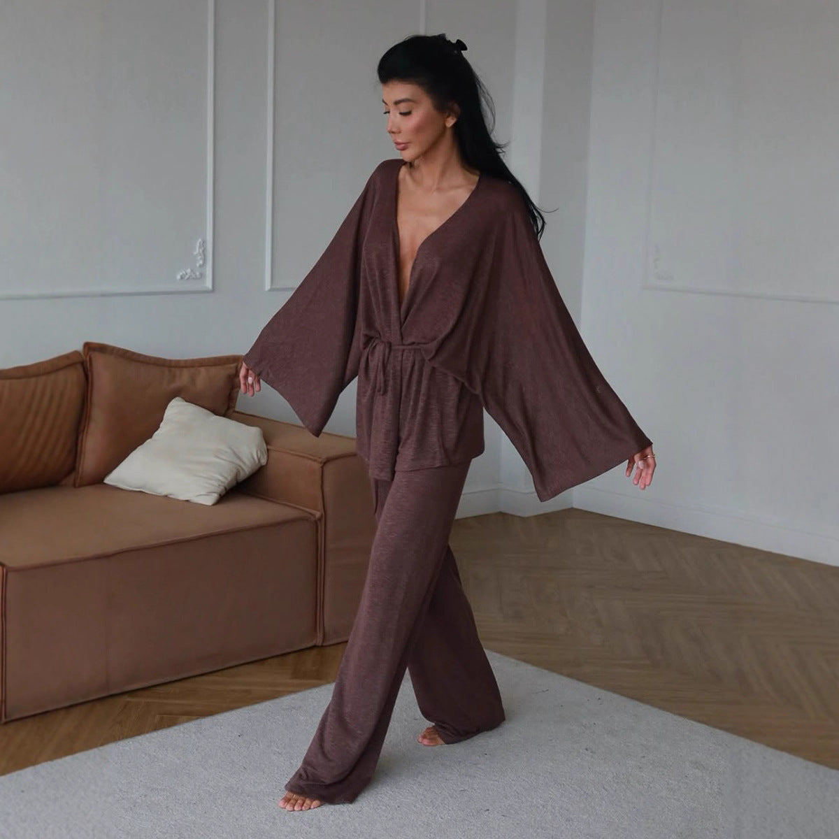 Damen Komfortables Oversized Lounge-Set R&B