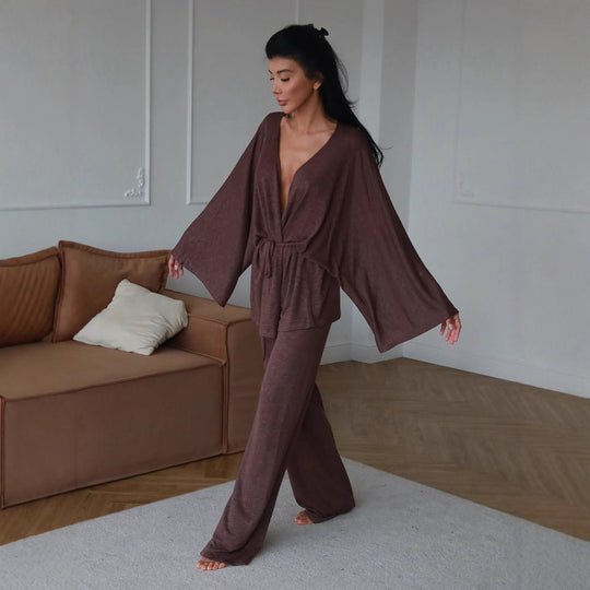 Damen Komfortables Oversized Lounge-Set R&B