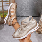 Damen Sportliche Klettsandalen mit dämpfender Sohle und atmungsaktiver Struktur R&B