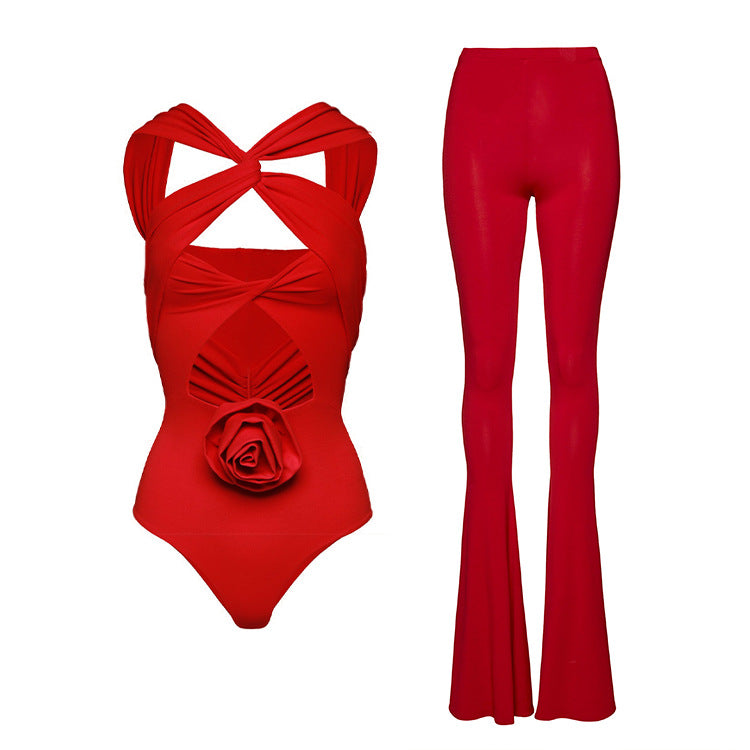 Damen Badeanzug und fließendehose R&B