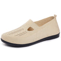 Damen bequeme Slip-On Schuhe mit luftiger Strickoberfläche R&B