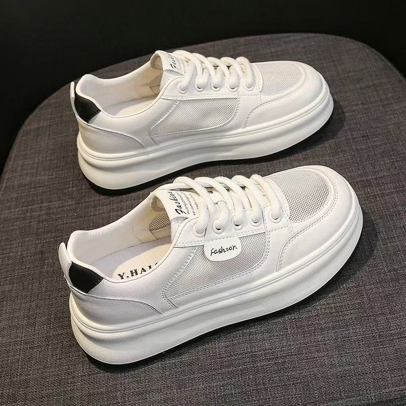 Damen Chunky Sneakers mit atmungsaktiver Mesh-Oberfläche und dämpfender Sohle R&B