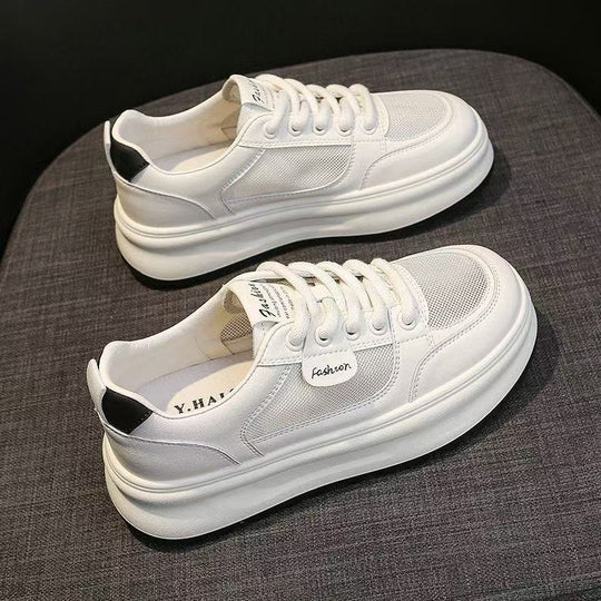 Damen Chunky Sneakers mit atmungsaktiver Mesh-Oberfläche und dämpfender Sohle R&B