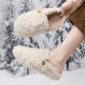 Damen Flauschige Hausschuhe mit modischem Design und warmem Futter R&B