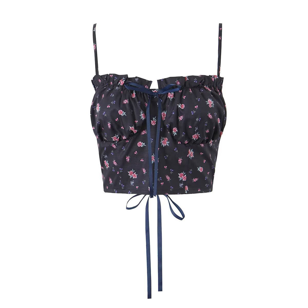 Damen Rock mit voluminösen Rüschendetails und floralem Design R&B