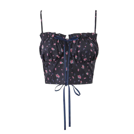 Damen Rock mit voluminösen Rüschendetails und floralem Design R&B