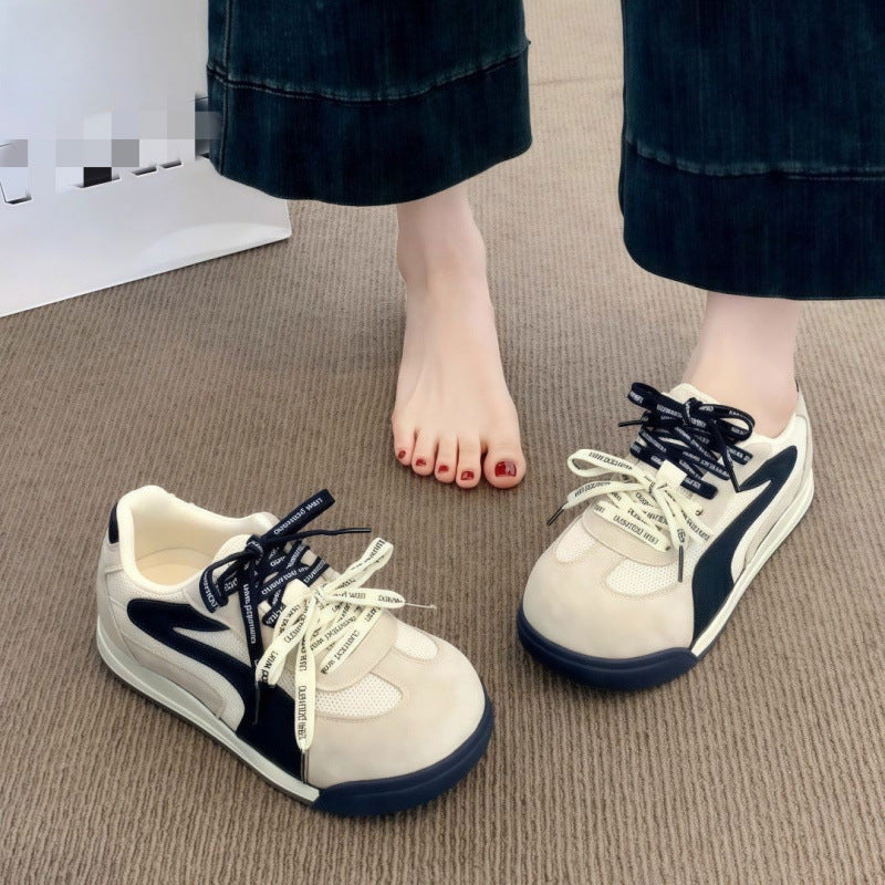 Damen Sportliche Sneakers mit atmungsaktiver Mesh-Oberfläche und robustem Profil R&B