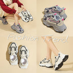 Damen Sportliche Lauf-Sneaker mit atmungsaktivem Mesh und gepolsterter Sohle R&B