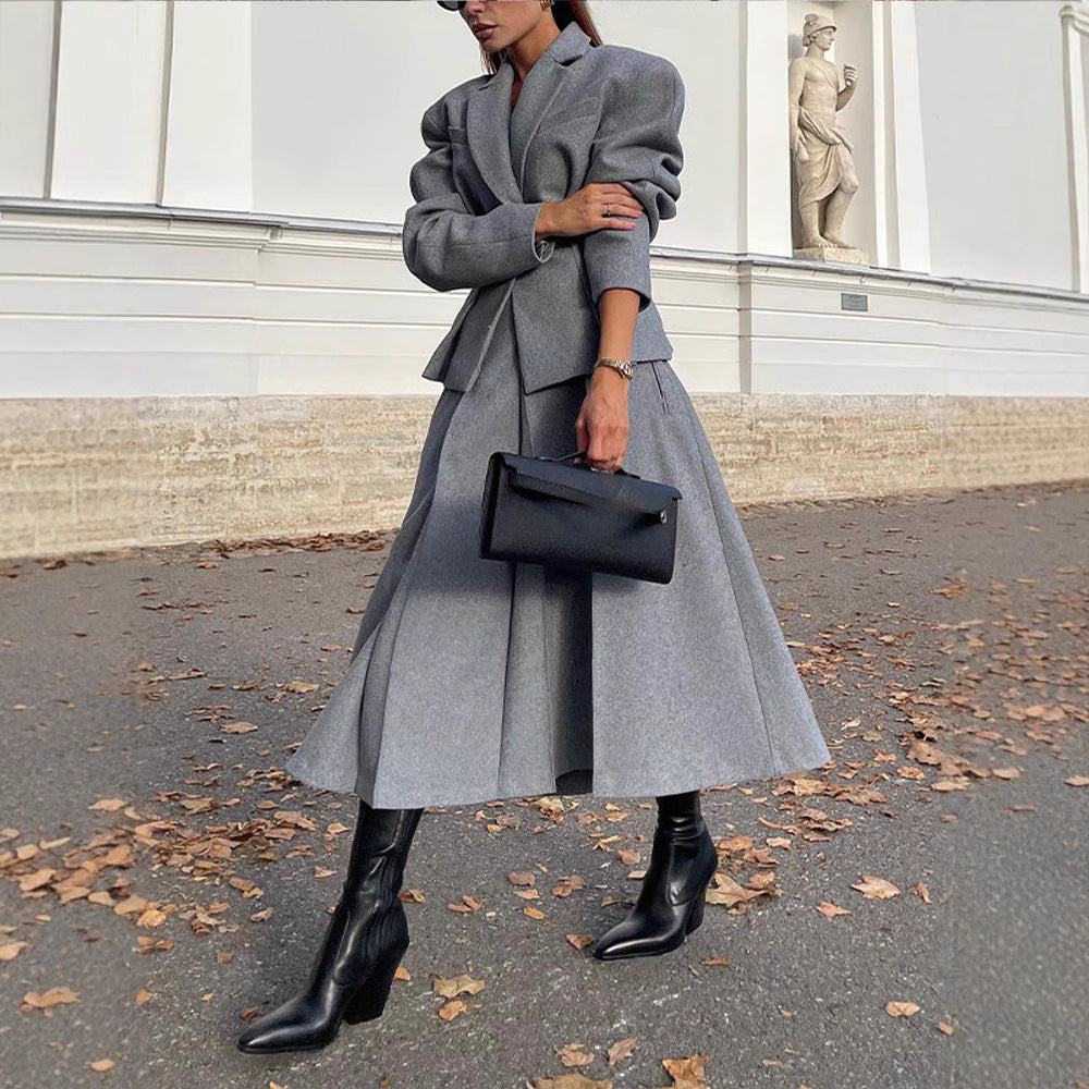Damen Oversize Wollblazer im modernen Schnitt R&B