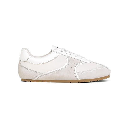 Damen sportliche Sneakers aus hochwertigem Wildleder und atmungsaktiver Mesh-Oberfläche R&B