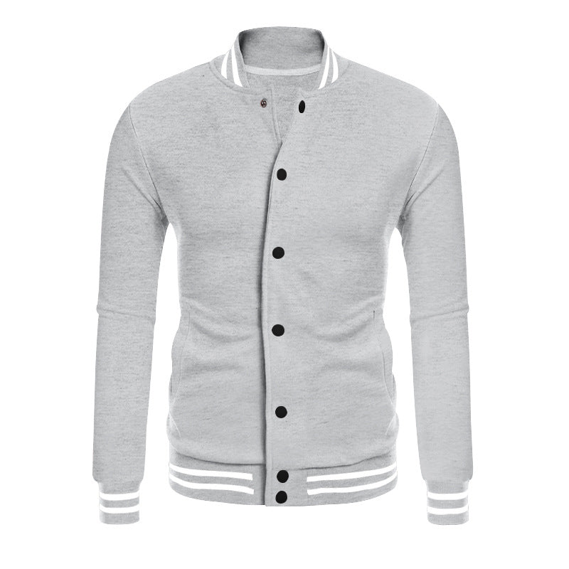 Herren Sport-Jacke im College-Stil mit praktischen Taschen und modernem Schnitt R&B