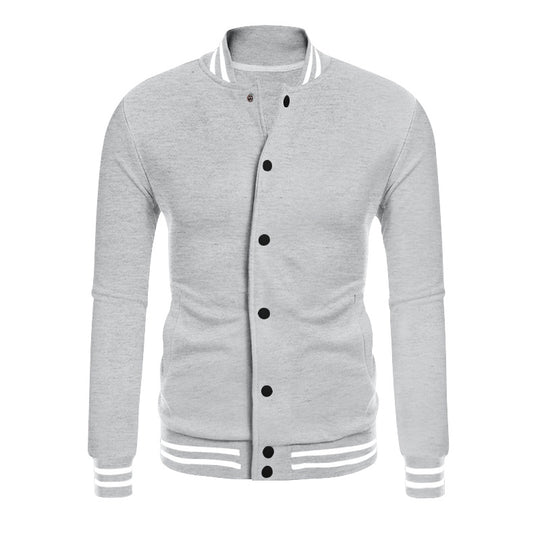 Herren Sport-Jacke im College-Stil mit praktischen Taschen und modernem Schnitt R&B
