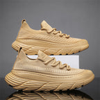 Damen Sportliche Hochprofil-Sneaker mit atmungsaktiver Obermaterialstruktur R&B