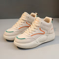 Damen modische High-Top Sneakers mit atmungsaktiver Oberfläche und flexibler Sohle R&B