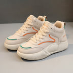 Damen modische High-Top Sneakers mit atmungsaktiver Oberfläche und flexibler Sohle R&B
