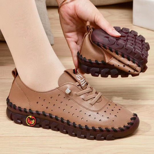 Damen Atmungsaktive Freizeitschuhe mit rutschfester Sohle und bequemem Fersenbereich R&B