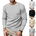 Herren lässiger Pullover aus atmungsaktivem Strukturstoff R&B