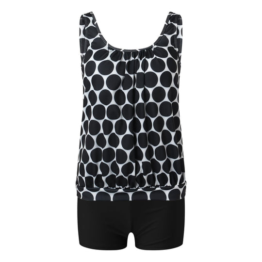 Damen eleganter Tankini mit modischem Muster R&B
