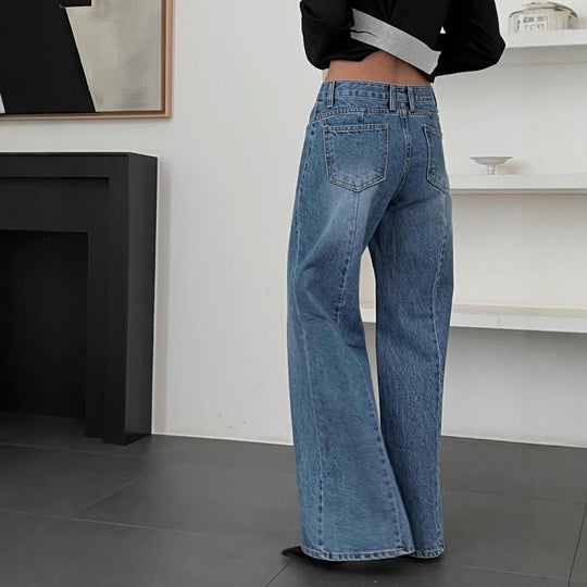 Damen Weite Jeans R&B
