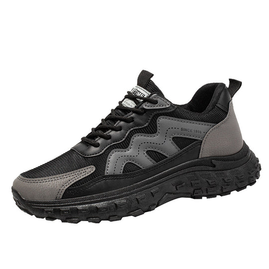 Damen Sportliche Trekking-Sneaker mit rutschfester Sohle und atmungsaktivem Mesh-Obermaterial R&B