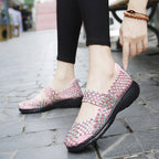 Damen Komfortable und elegante Slip-On Ballerinas mit atmungsaktivem Obermaterial