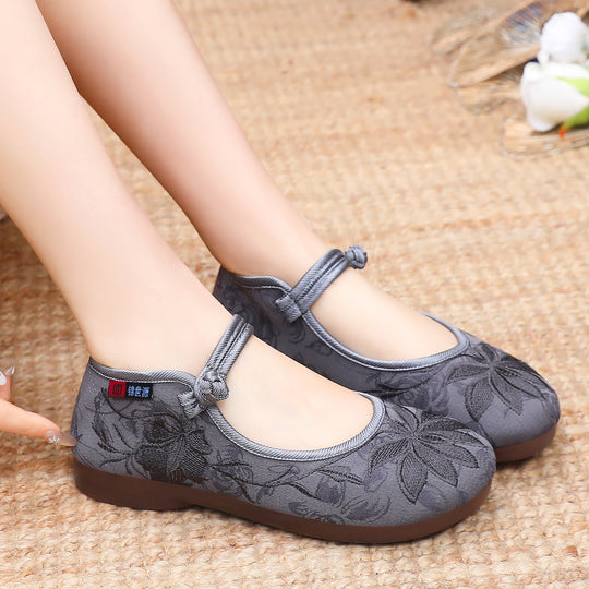 Damen Elegante und bequeme Ballerinas mit floralem Design R&B