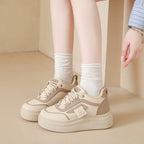 Damen Sportliche Sneakers mit modischem Plateau-Design R&B