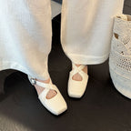 Damen Elegante Slingback-Ballerinas mit modischem Kreuzband R&B
