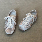 Damen trendige Sneaker mit floralem Dekor und komfortabler Sohlenstruktur R&B