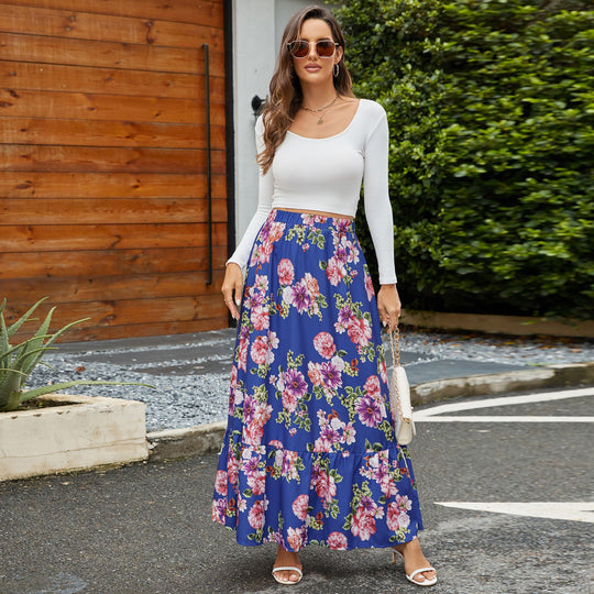 Damen Midikleid mit floraler Stickerei R&B