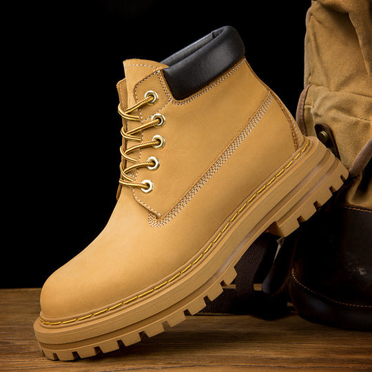 Damen robuste Schnürboots mit rutschfester Profilsohle und atmungsaktivem Obermaterial R&B
