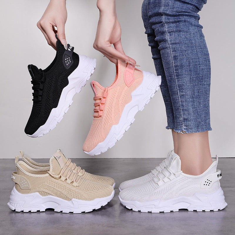 Damen modische Sport Sneakers mit atmungsaktiver Mesh-Oberfläche und stabiler Dämpfung R&B