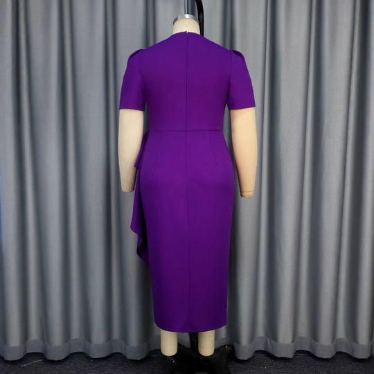 Damen Elegantes und figurschmeichelndes Kleid mit floralem Detail R&B