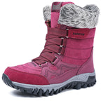 Damen Winterboots mit dicker isolierender Fütterung und rutschfester Sohle R&B