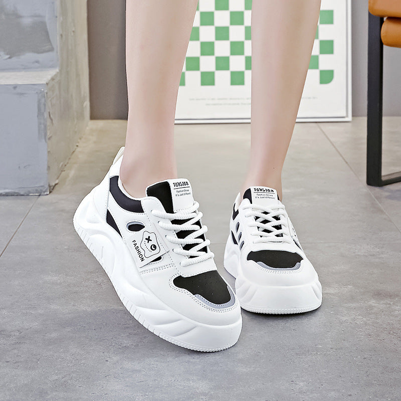 Damen Trendige Sneakers mit hoher Sohle und sportlichem Design R&B