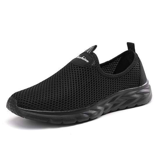 Damen Bequeme Slip-On Sneakers aus atmungsaktivem Mesh R&B