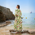 Damen luftiger Kimono mit floralen Mustern R&B