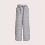 Damen Hochtaillierte Freizeithose mit breitem Bein R&B