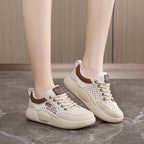 Damen Atmungsaktive Sneakers mit modischem Netzdesign und dämpfender Sohle R&B