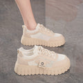 Damen Trendige Sneakers mit dicker rutschfester Sohle und atmungsaktivem Obermaterial R&B