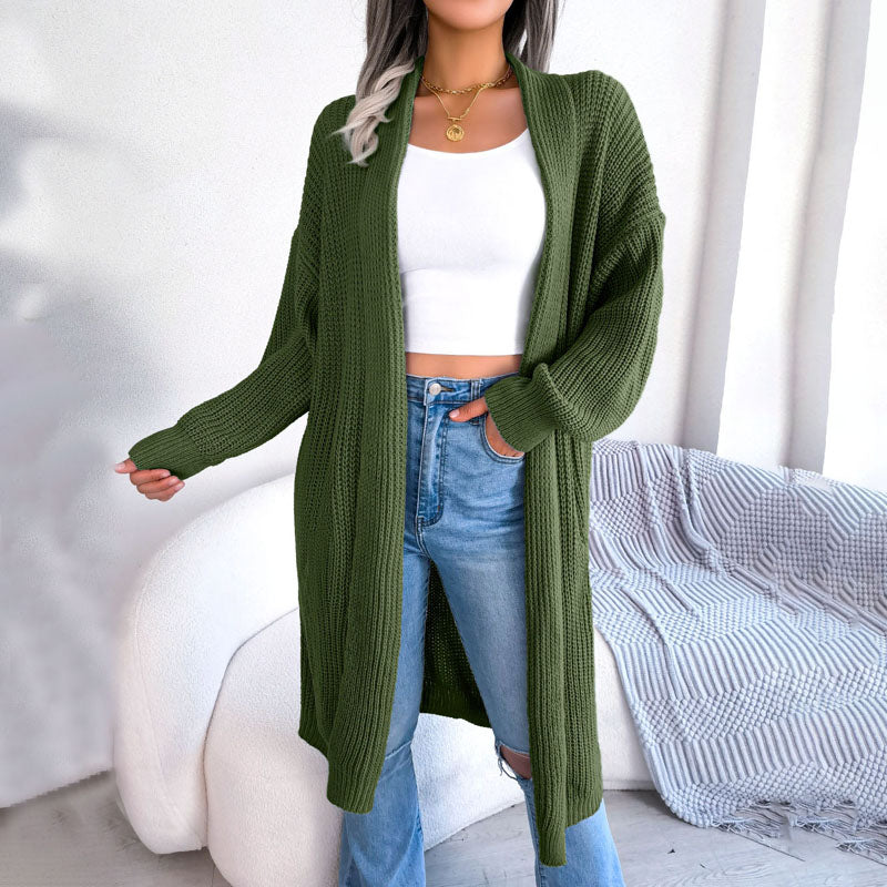 R&B | Einfarbige Strickjacke für Elegante Outfits