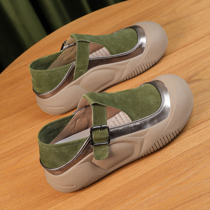 Damen bequeme Clogs mit verstellbarem Riemen und atmungsaktiver Sohle R&B