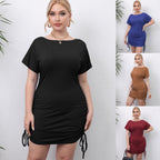 Damen figurbetontes Minikleid mit verstellbaren Seiten R&B