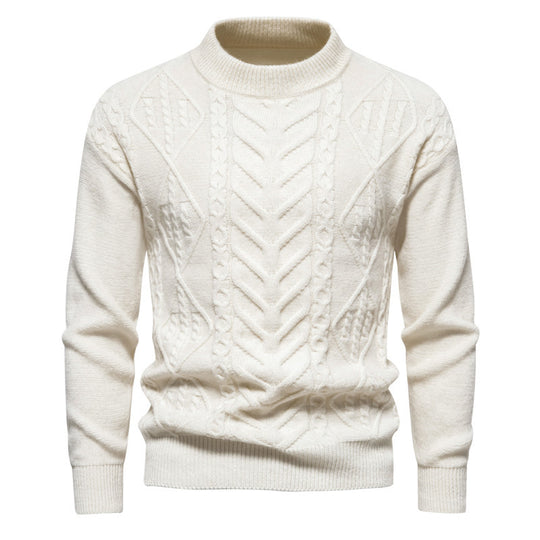 Herren Strickpullover mit strukturiertem Muster R&B